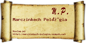 Marczinkech Pelágia névjegykártya